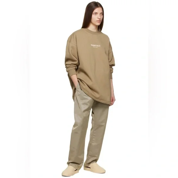 ESSENTIALS FEAR OF GOD ESSENTIALS Unisex Tan Nylon Trousers/Pants | NEW/NWT - Picture 5 of 16